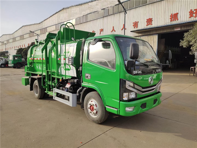 東風(fēng)8方餐廚垃圾車(chē)（方罐）